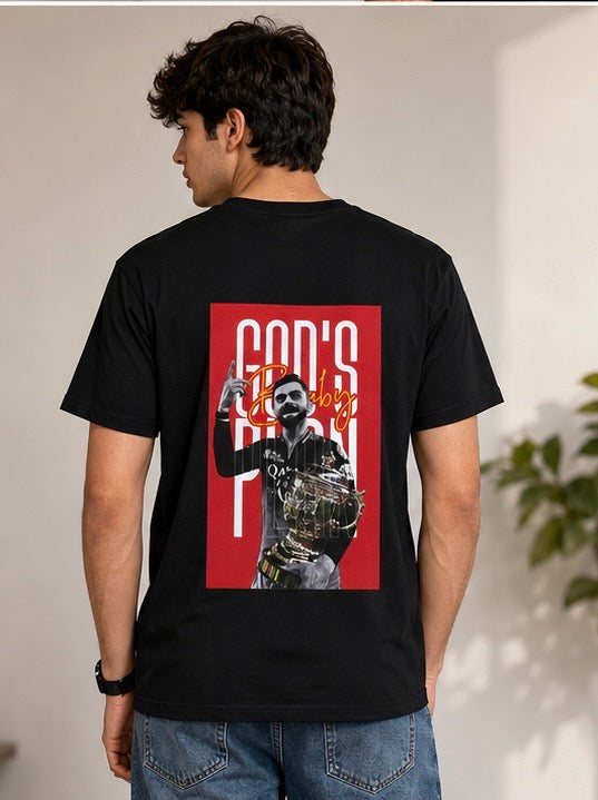 King Kohli Champion Edition – Premium Oversized T-Shirt | Cricket Fan Collection