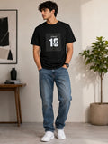 Virat -8 “ God’s Plan” Black Oversized Baby T-Shirt