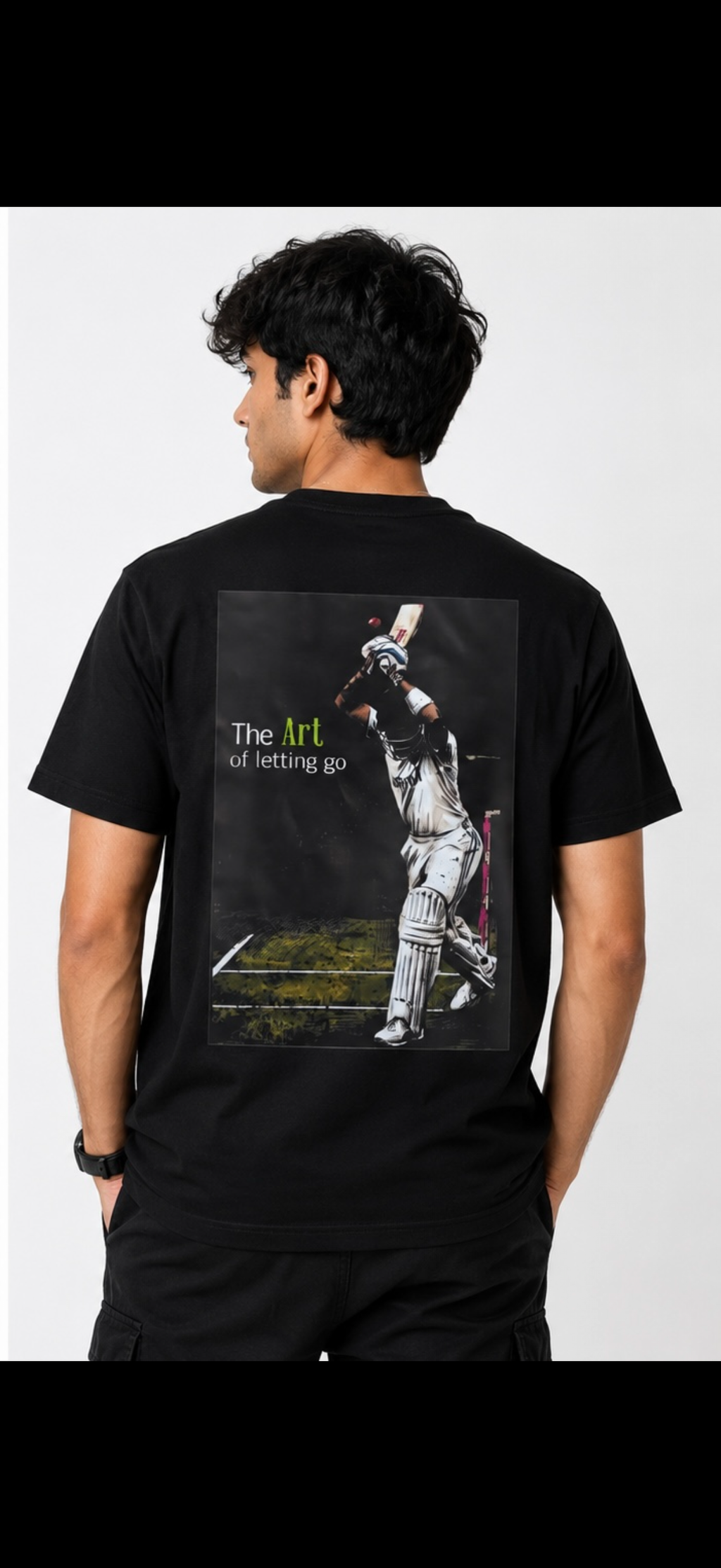 THE ART OF LETTING GO OVERSIZED TSHIRT